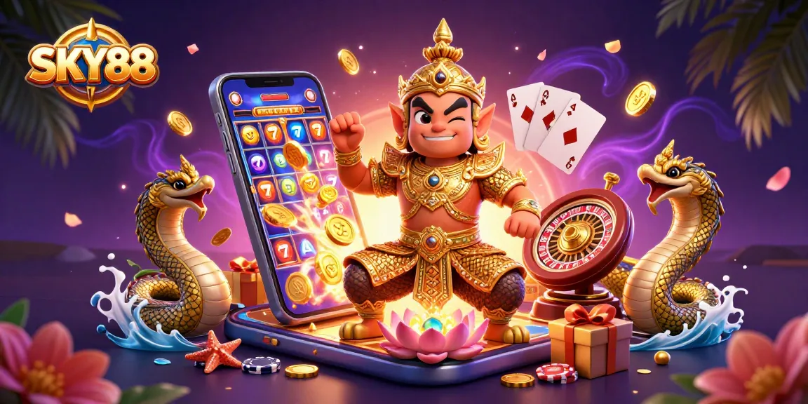 Experience the vibrant excitement of SKY88 with immersive gaming elements and stunning characters.