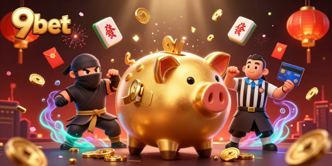 Engage with thrilling 9bet gaming action featuring dynamic characters in a vibrant casino scene.